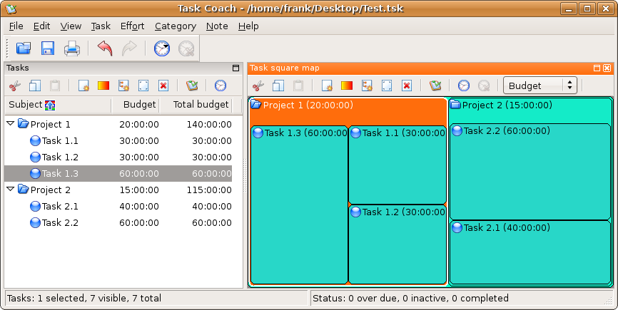 Install Task Coach 1.3.32 in Debian Sid