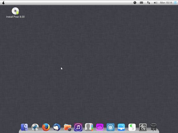 Pear OS 8 Live Desktop
