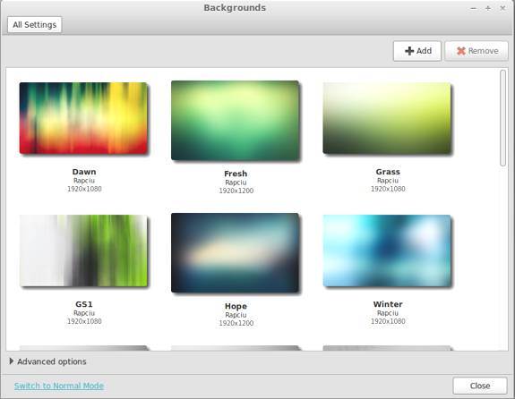 Linux Mint 16 Cinnamon Backgrounds