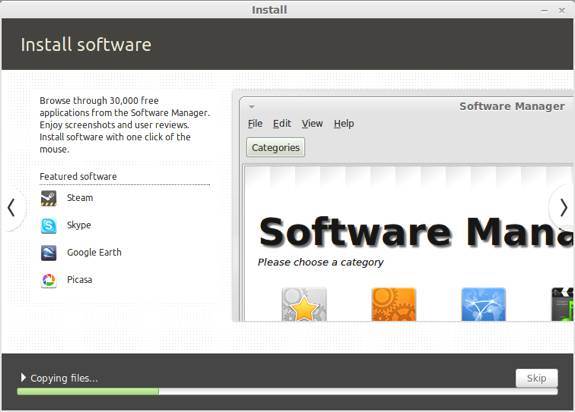 Linux Mint 16 Cinnamon Install Slideshow