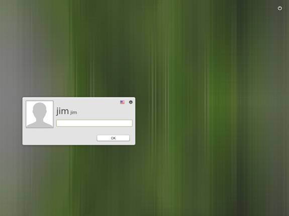 Linux Mint 16 Cinnamon Login Menu