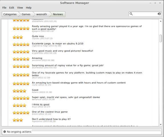 Linux Mint 16 Cinnamon Software Manager Westnoth User Reviews