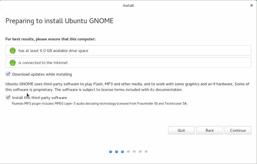 Ubuntu GNOME 14.04 LTS Install