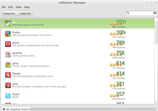 Linux Mint 14 Cinnamon Featured Applications