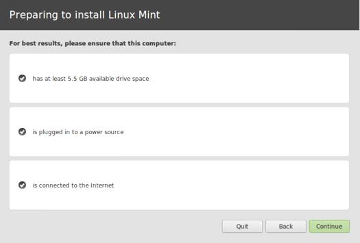 Linux Mint 14 Cinnamon Install 1