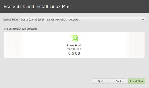 Linux Mint 14 Cinnamon Install 3