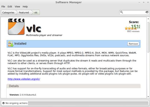 Linux Mint 14 Cinnamon VLC