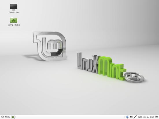 The Linux Mint 14 MATE Desktop