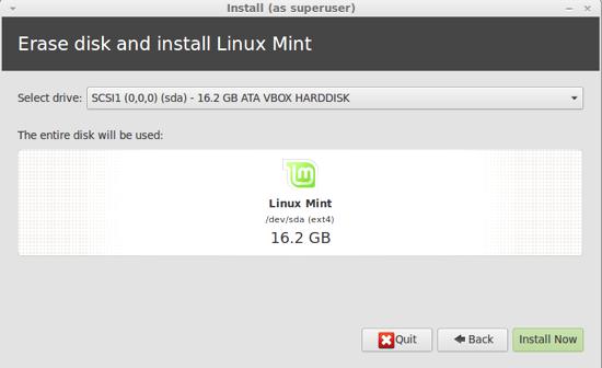 Linux Mint 14 MATE Install