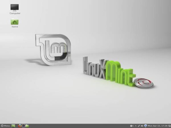 Linux Mint Debian 201303 Installed Desktop