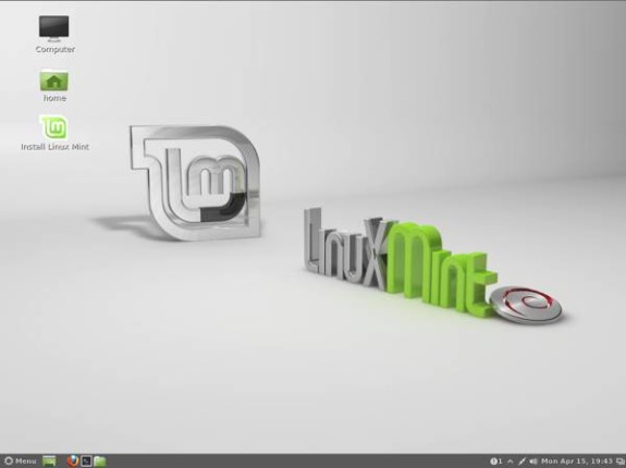 Linux Mint Debian 201303 Live Desktop