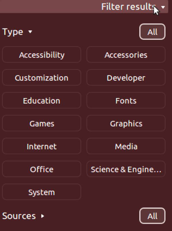 Ubuntu 13.04 Application Categories