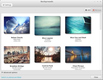 Linux Mint 15 Backgrounds